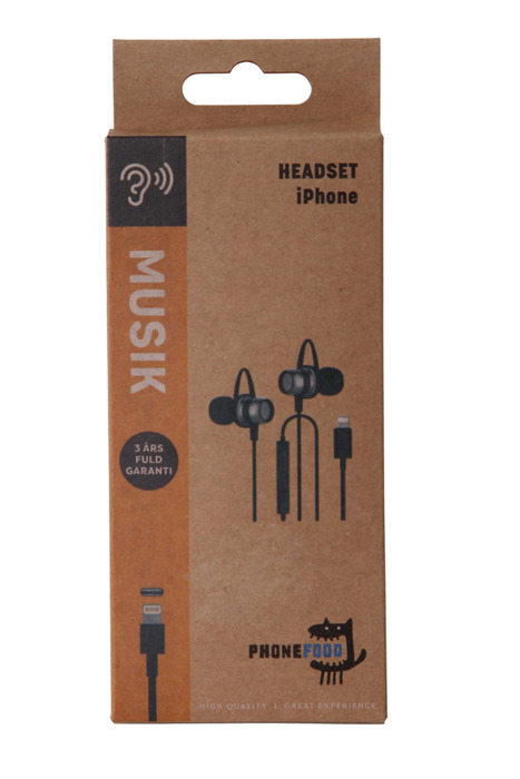 PhoneFood headset med lightning stikk